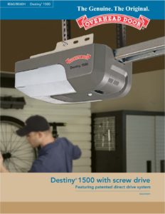 Destiny 1500 Brochure Overhead Door Company Of Aroostook